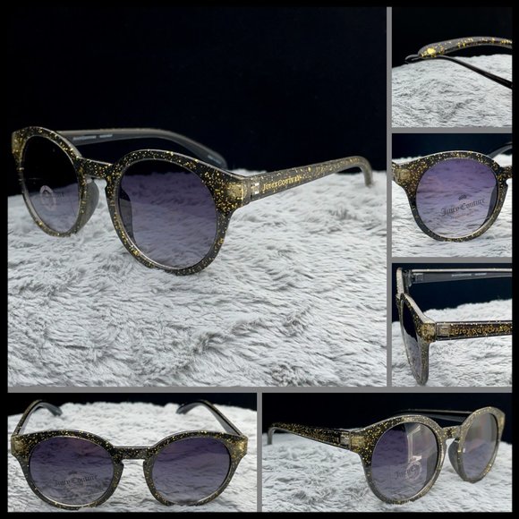 Juicy Couture Accessories - Juicy Couture Sparkle Gold Translucent / Black NWT